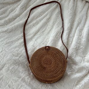 Wooden crossbody bag - never used!